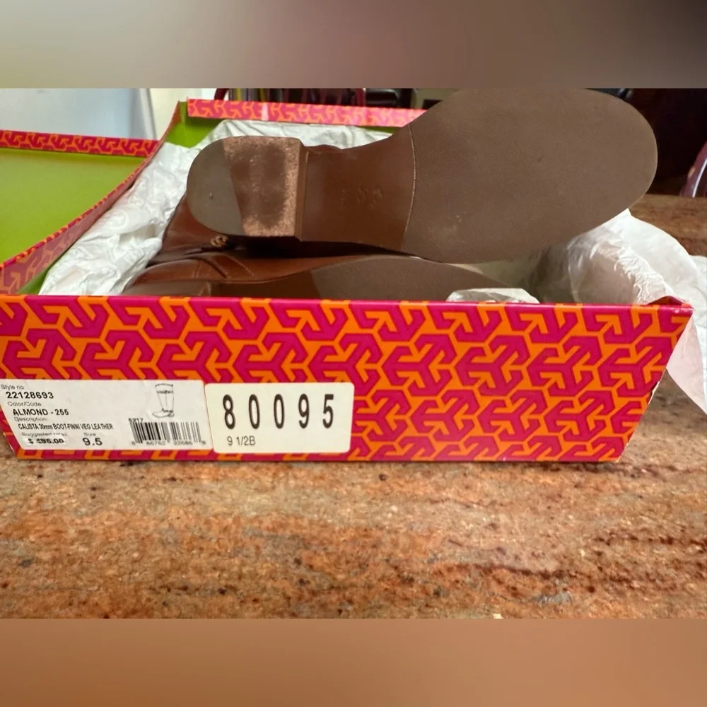 Tory Burch Leather Riding Boots - excellent condition!!!! - Picture 6 of 10